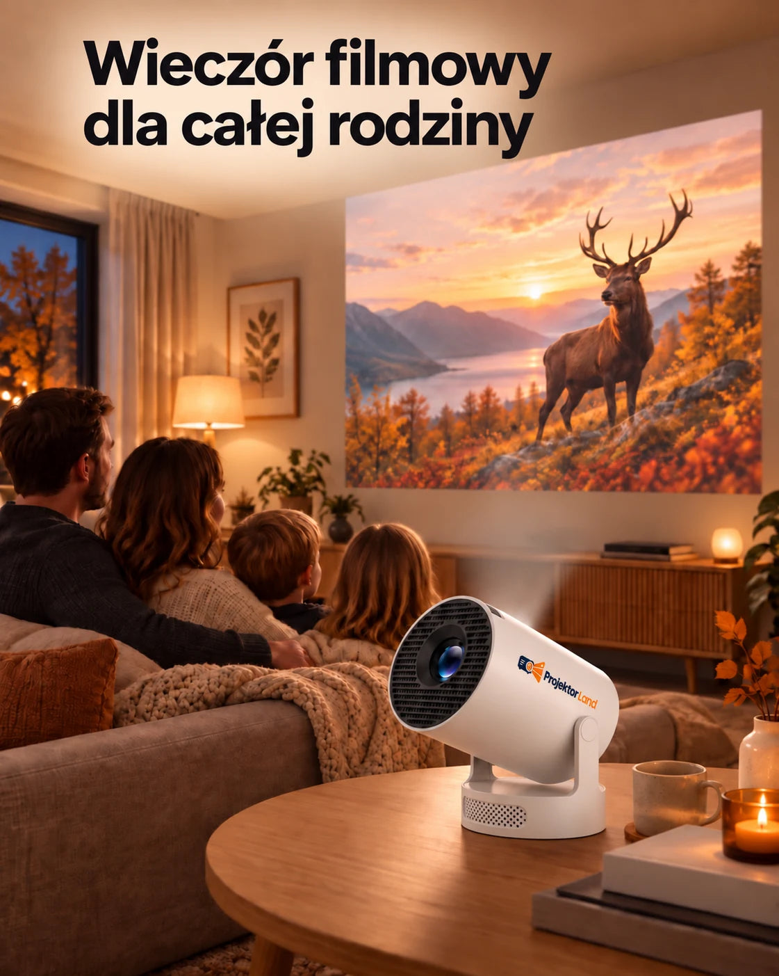 Projektor zgodny z 4K, 330 lumenów ANSI – Luma One, natywne Full HD 1080p