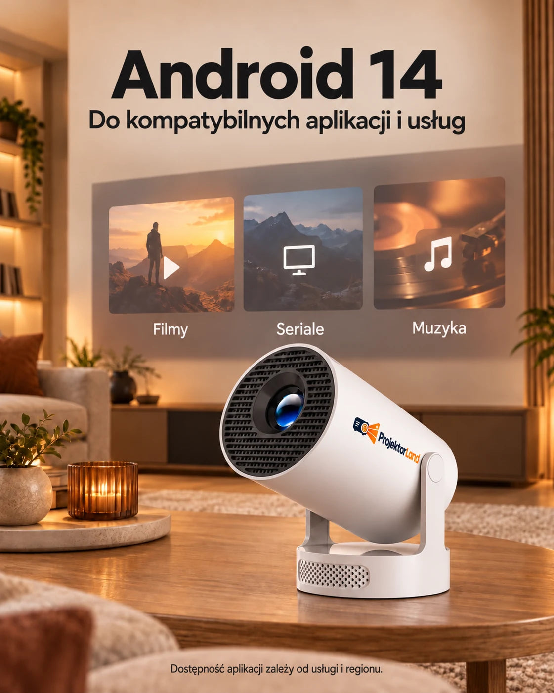 Projektor zgodny z 4K, 330 lumenów ANSI – Luma One, natywne Full HD 1080p